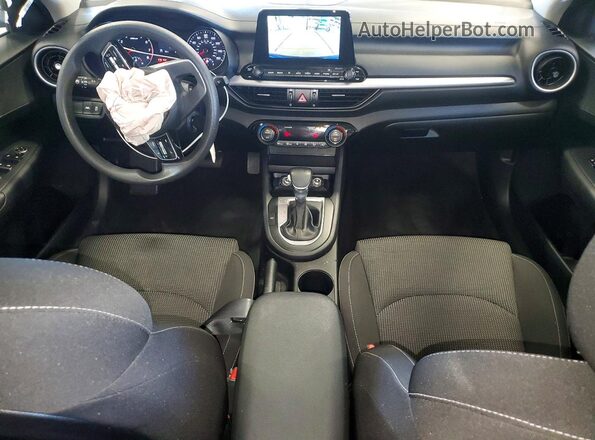 3KPF24AD0KE083663 2019 KIA FORTE Blue Вид панелі приладів