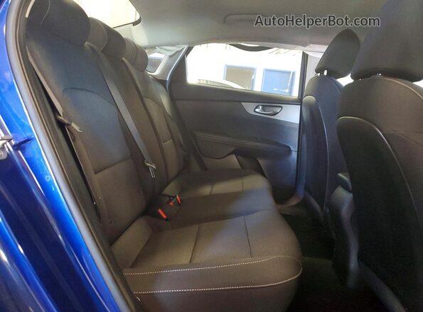 3KPF24AD0KE083663 2019 KIA FORTE Blue Вид задніх сидінь