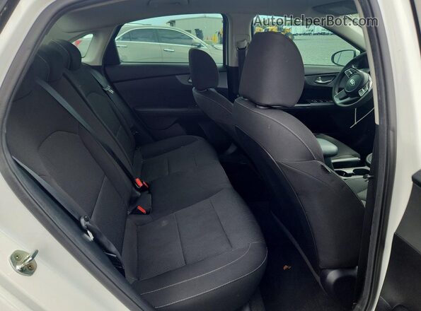 3KPF24AD0KE085963 2019 KIA FORTE White Vista de los asientos traseros