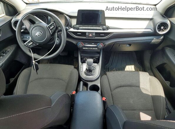 3KPF24AD0KE087440 2019 KIA FORTE Black Առջևի վահանակի տեսք