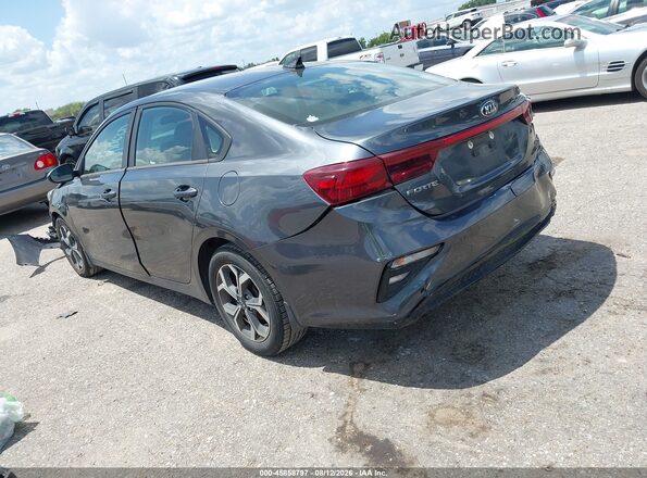 3KPF24AD0KE134403 2019 KIA FORTE Gray Rear left
