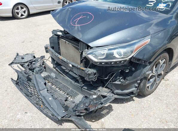 3KPF24AD0KE134403 2019 KIA FORTE Gray Front view