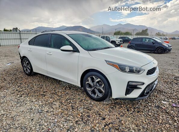 3KPF24AD0LE142924 2020 KIA FORTE White Przód prawy