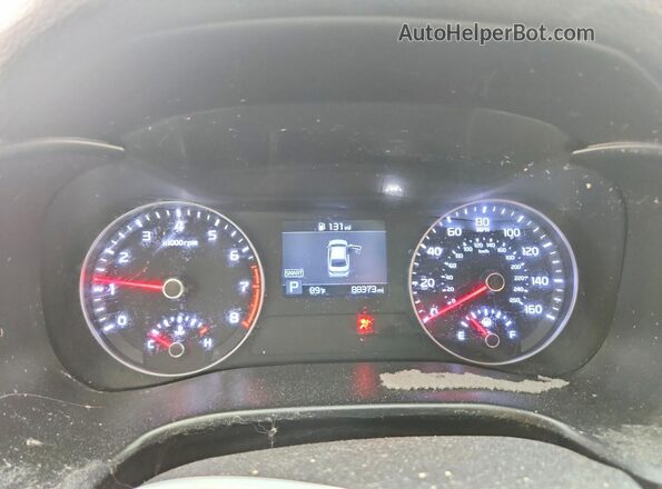 3KPF24AD0LE142924 2020 KIA FORTE White Widok zestawu wskaźników