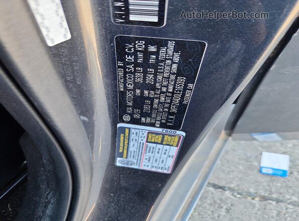 3KPF24AD0LE165393 2020 KIA FORTE Серый Вид подкапотного пространства