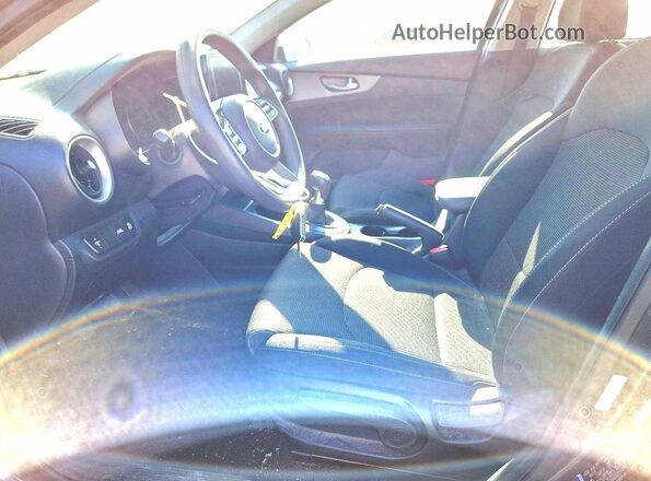 3KPF24AD0LE165393 2020 KIA FORTE Серый Вид салона спереди
