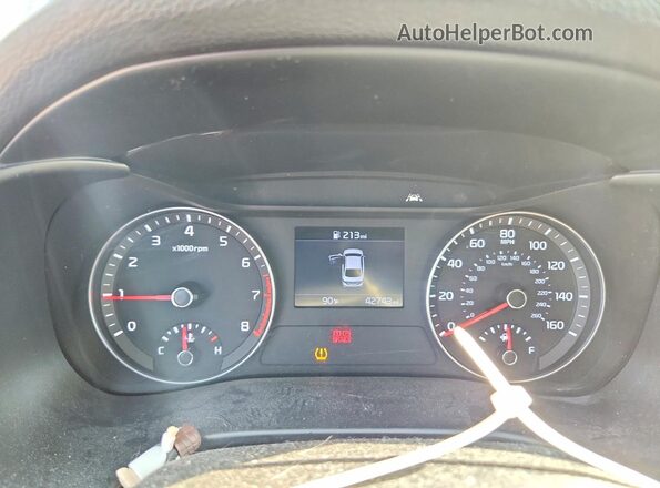 3KPF24AD0LE165393 2020 KIA FORTE Серый Вид щитка приборов