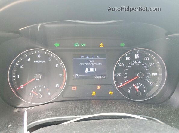 3KPF24AD0LE176216 2020 KIA FORTE White Սարքավորումների վահանակի տեսք