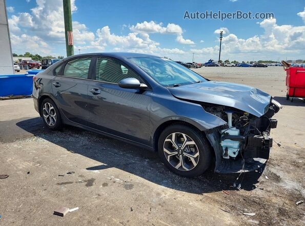 3KPF24AD0LE186826 2020 KIA FORTE Charcoal Front interior view