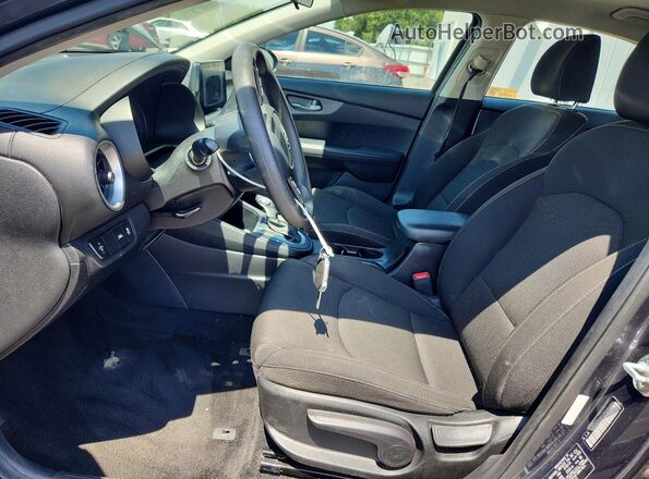 3KPF24AD0LE186826 2020 KIA FORTE Charcoal VIN sticker view