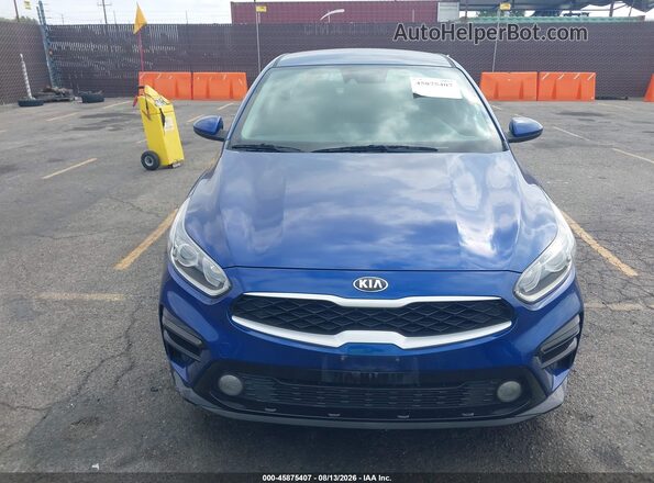 3KPF24AD0LE204984 2020 KIA FORTE Blue Vista del cuadro de instrumentos
