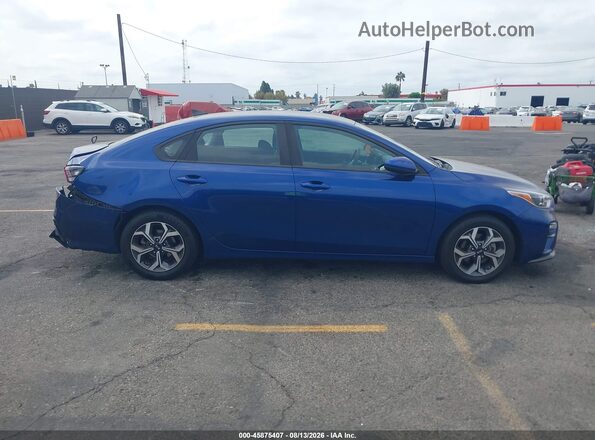 3KPF24AD0LE204984 2020 KIA FORTE Blue Vista interior trasera