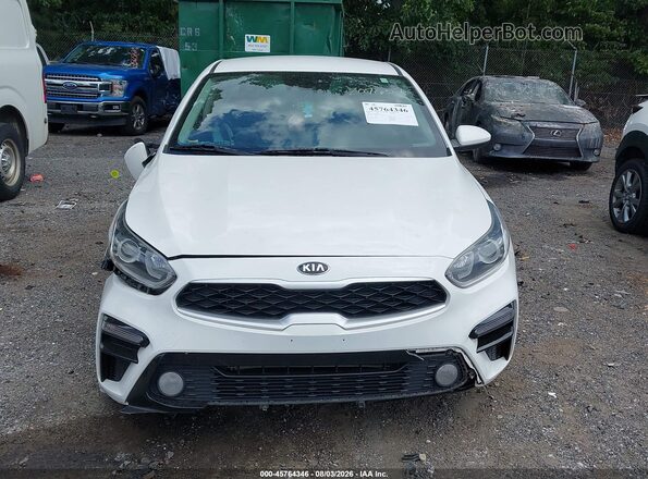 3KPF24AD0LE207657 2020 KIA FORTE White Vista del cuadro de instrumentos