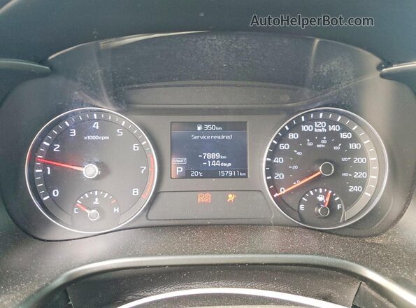 3KPF24AD0LE219260 2020 KIA FORTE Gray ხელსაწყოთა პანელის ხედი