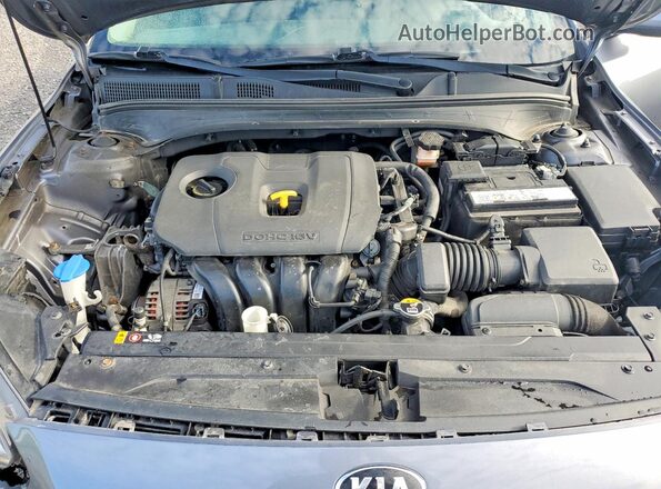 3KPF24AD0LE219260 2020 KIA FORTE Gray უკანა სალონის ხედი