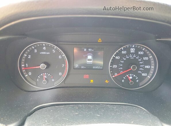 3KPF24AD0ME288080 2021 KIA FORTE Red Instrument cluster view
