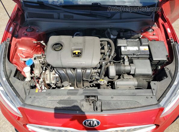 3KPF24AD0ME288080 2021 KIA FORTE Red Rear interior view