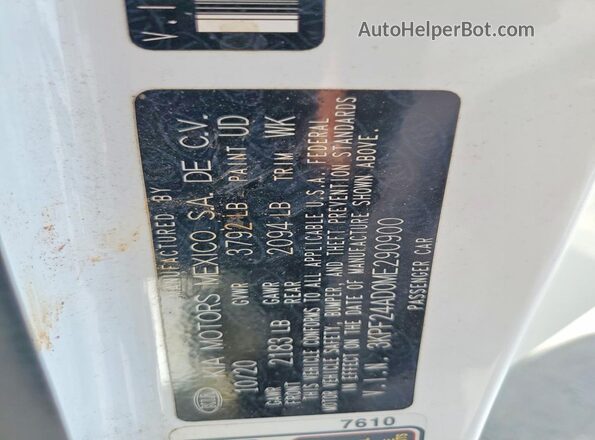 3KPF24AD0ME290900 2021 KIA FORTE White Вид підкапотного простору