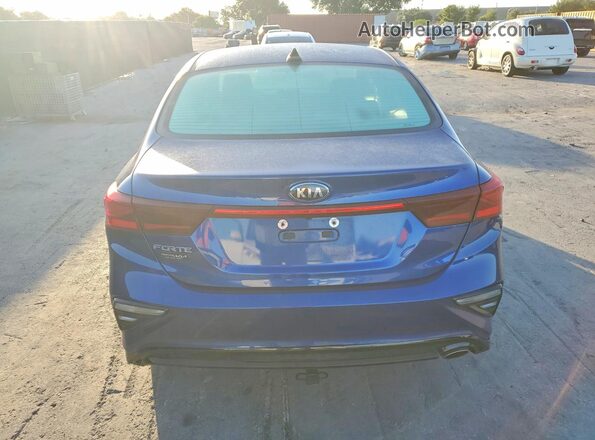 3KPF24AD0ME291948 2021 KIA FORTE Blue Widok z tyłu