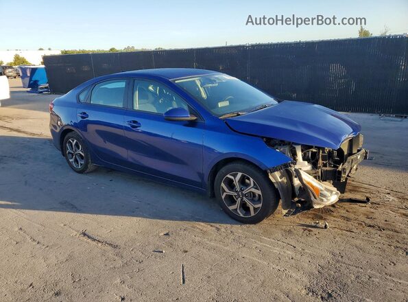 3KPF24AD0ME291948 2021 KIA FORTE Blue Przód prawy