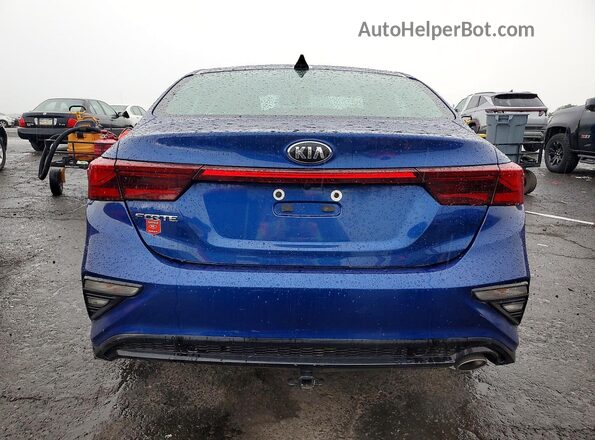 3KPF24AD0ME314371 2021 KIA FORTE Blue Вид ззаду