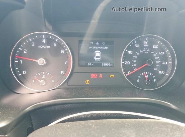 3KPF24AD0ME314371 2021 KIA FORTE Blue Вид щитка приладів