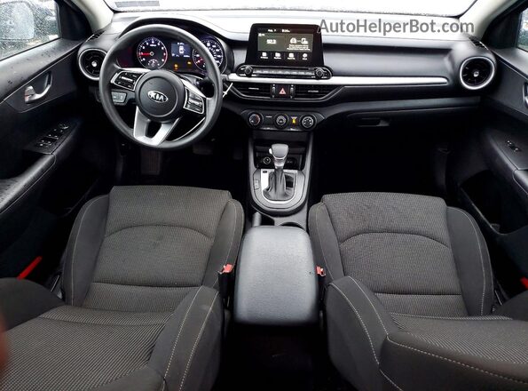 3KPF24AD0ME314371 2021 KIA FORTE Blue Вид панелі приладів