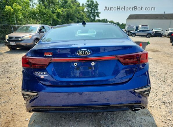 3KPF24AD0ME338038 2021 KIA FORTE Blue Widok z tyłu