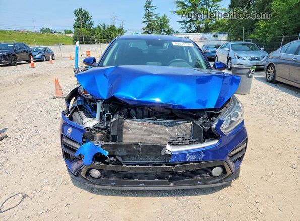 3KPF24AD0ME338038 2021 KIA FORTE Blue Widok z przodu