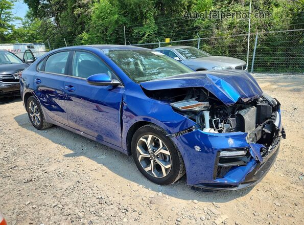 3KPF24AD0ME338038 2021 KIA FORTE Blue Przód prawy