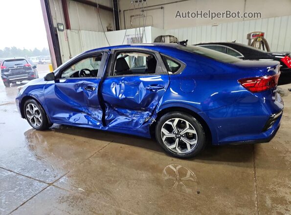 3KPF24AD0ME385716 2021 KIA FORTE Blue Задня ліва чверть
