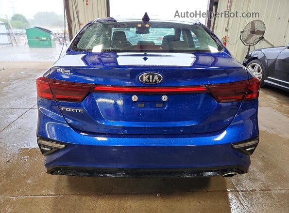 3KPF24AD0ME385716 2021 KIA FORTE Blue Вид ззаду