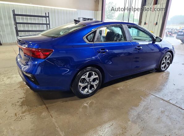 3KPF24AD0ME385716 2021 KIA FORTE Blue Задня права чверть