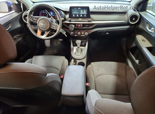 3KPF24AD0ME385716 2021 KIA FORTE Blue Вид панелі приладів