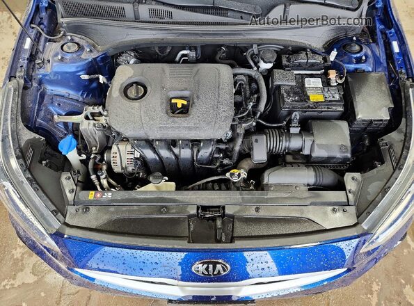 3KPF24AD0ME385716 2021 KIA FORTE Blue Вид задньої частини салону