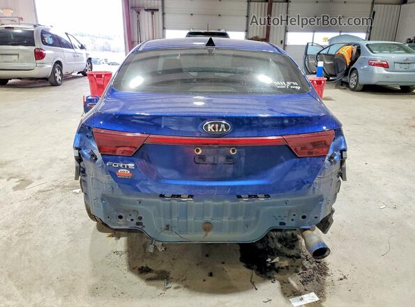3KPF24AD0ME399826 2021 KIA FORTE Blue უკანა ხედი