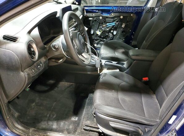 3KPF24AD0ME399826 2021 KIA FORTE Blue წინა სალონის ხედი