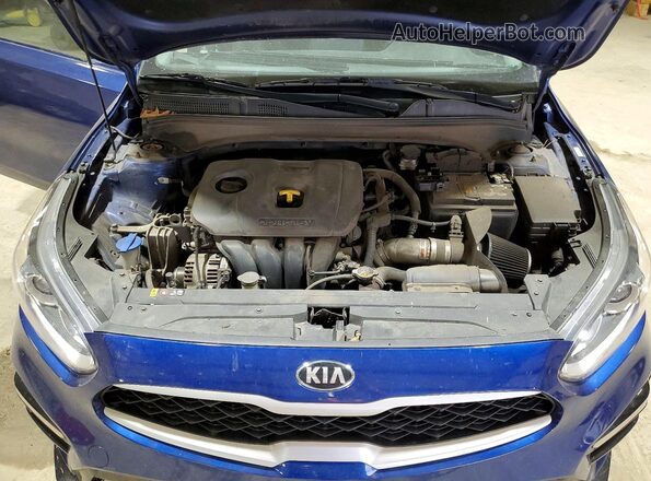 3KPF24AD0ME399826 2021 KIA FORTE Blue უკანა სალონის ხედი