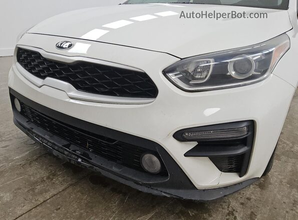 3KPF24AD0ME401137 2021 KIA FORTE White VIN კოდის სტიკერის ხედი