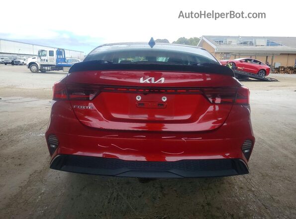 3KPF24AD0NE494615 2022 KIA FORTE Red უკანა ხედი