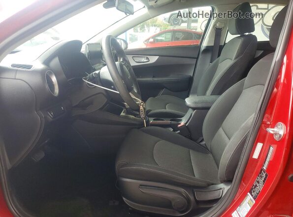 3KPF24AD0NE494615 2022 KIA FORTE Red წინა სალონის ხედი