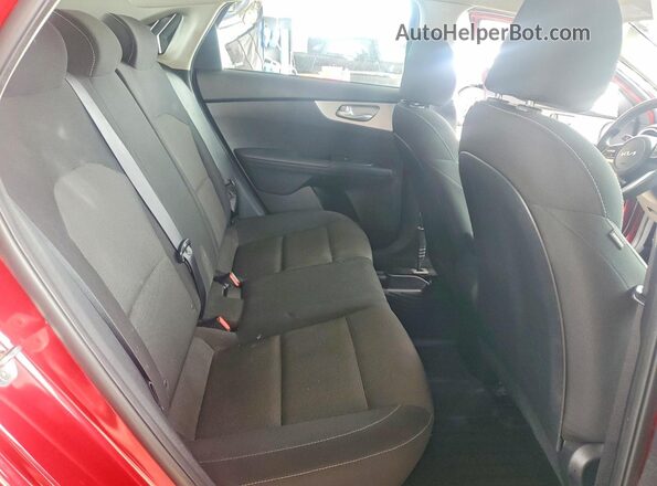 3KPF24AD0NE494615 2022 KIA FORTE Red უკანა სავარძლების ხედი
