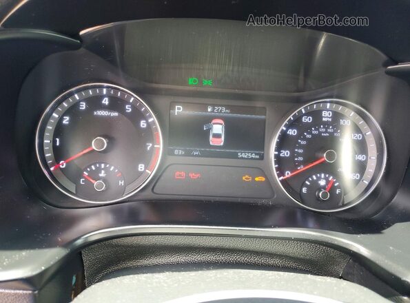 3KPF24AD0NE497806 2022 KIA FORTE Blue Սարքավորումների վահանակի տեսք