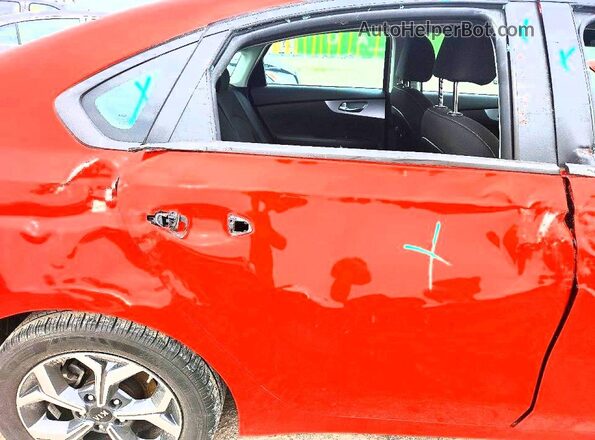 3KPF24AD0PE509147 2023 KIA FORTE Orange Вид задніх сидінь