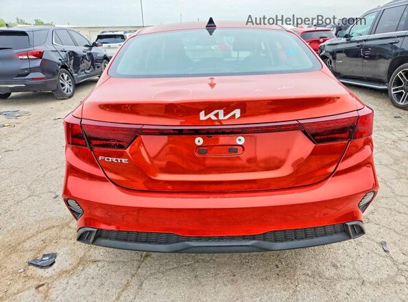 3KPF24AD0PE509147 2023 KIA FORTE Orange Вид ззаду
