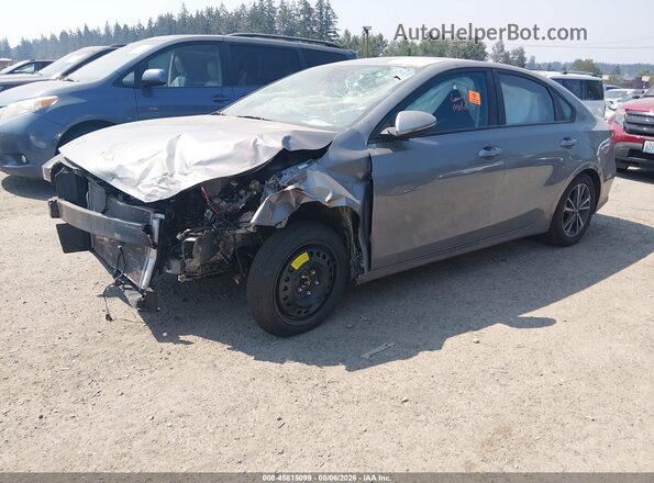 3KPF24AD0PE515403 2023 KIA FORTE Gray Առջևի ձախ երեք քառորդ տեսարան