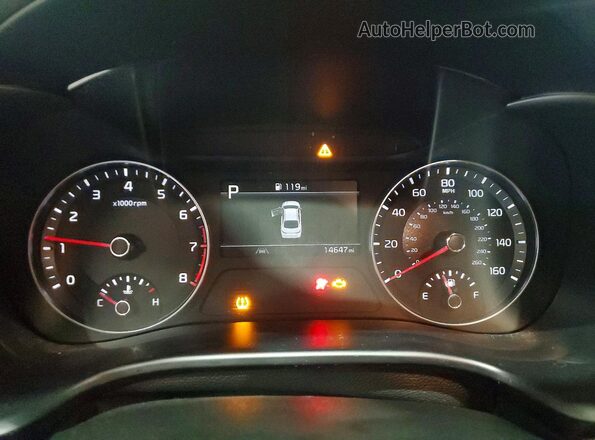 3KPF24AD0RE768014 2024 KIA FORTE Blue Вид щитка приладів