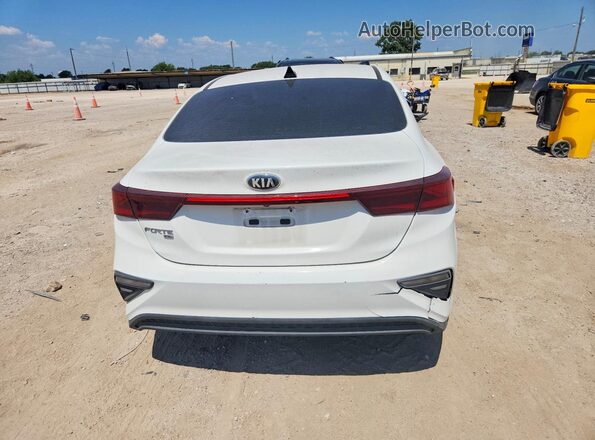 3KPF24AD1KE009801 2019 KIA FORTE White უკანა ხედი