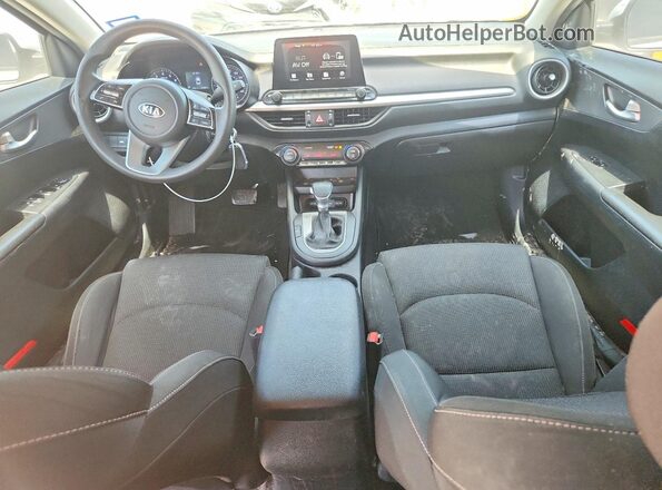 3KPF24AD1KE009801 2019 KIA FORTE White წინა პანელის ხედი