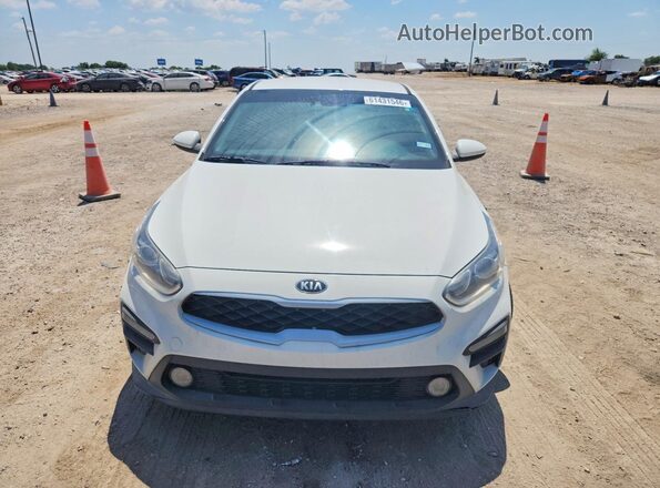 3KPF24AD1KE009801 2019 KIA FORTE White წინა ხედი